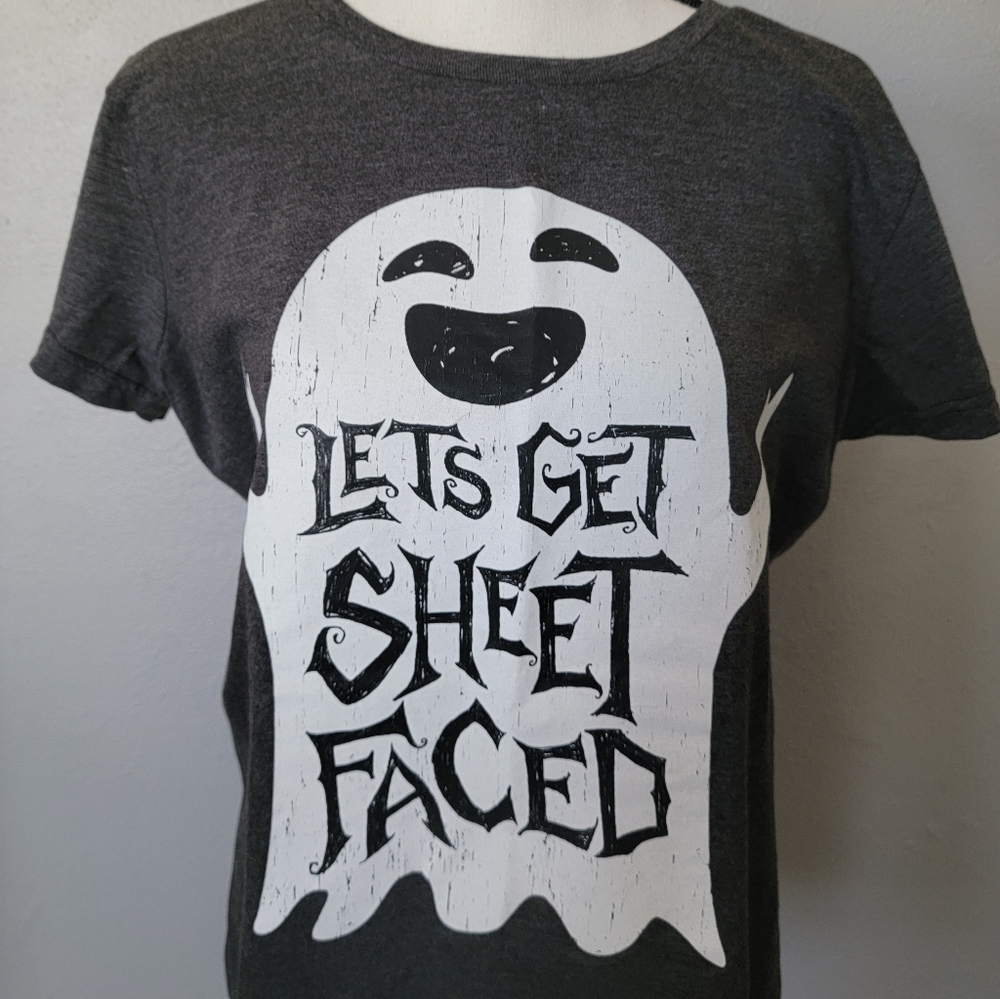 3/$30 Bundle: "Let's get sheet faced" Halloween t-shirt
